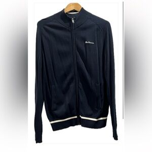 BEN SHERMAN Black Zip-Up Jacket